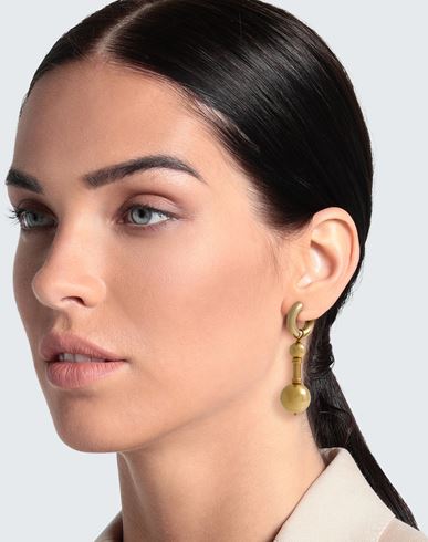Woman Single Earring Gold Size