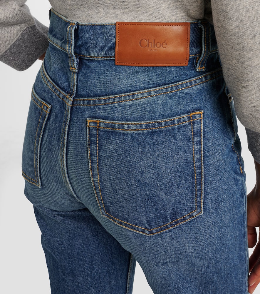 Chloé High-rise flared jeans
