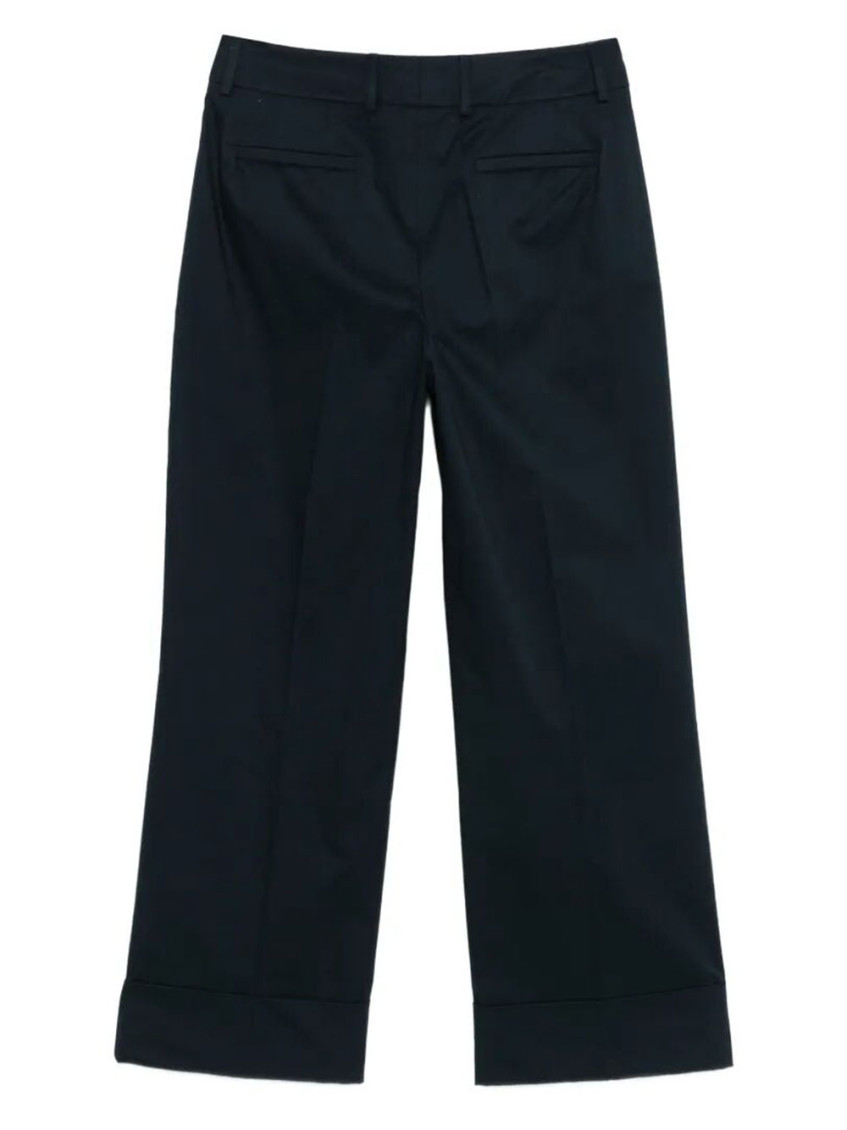 Blue Wide Leg Trouser