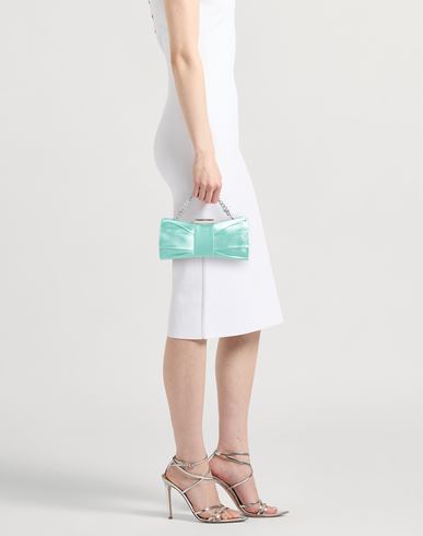 Leo Woman Handbag Light green Size