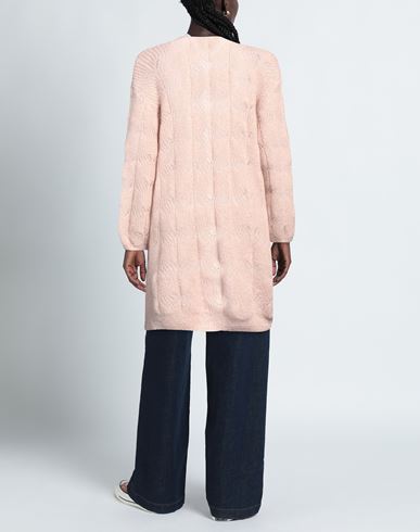 Woman Cardigan Light pink Size S Mohair wool, Polyamide, Wool