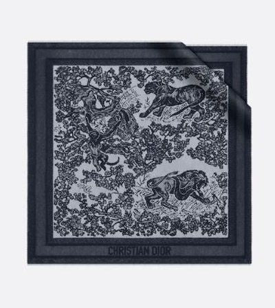 Lace Toile Square Scarf 70x70cm