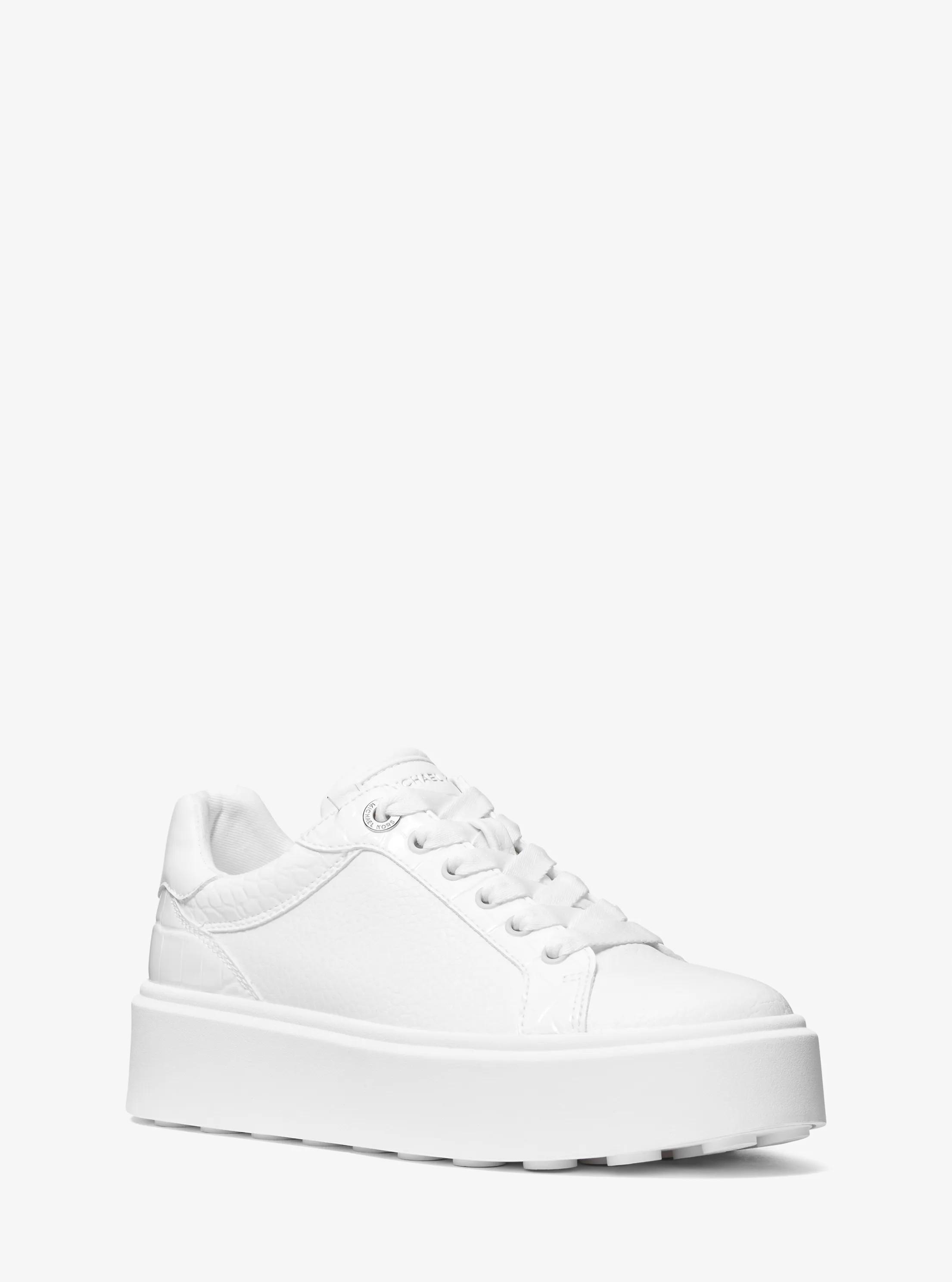 Romey Platform Sneaker in White - size 6