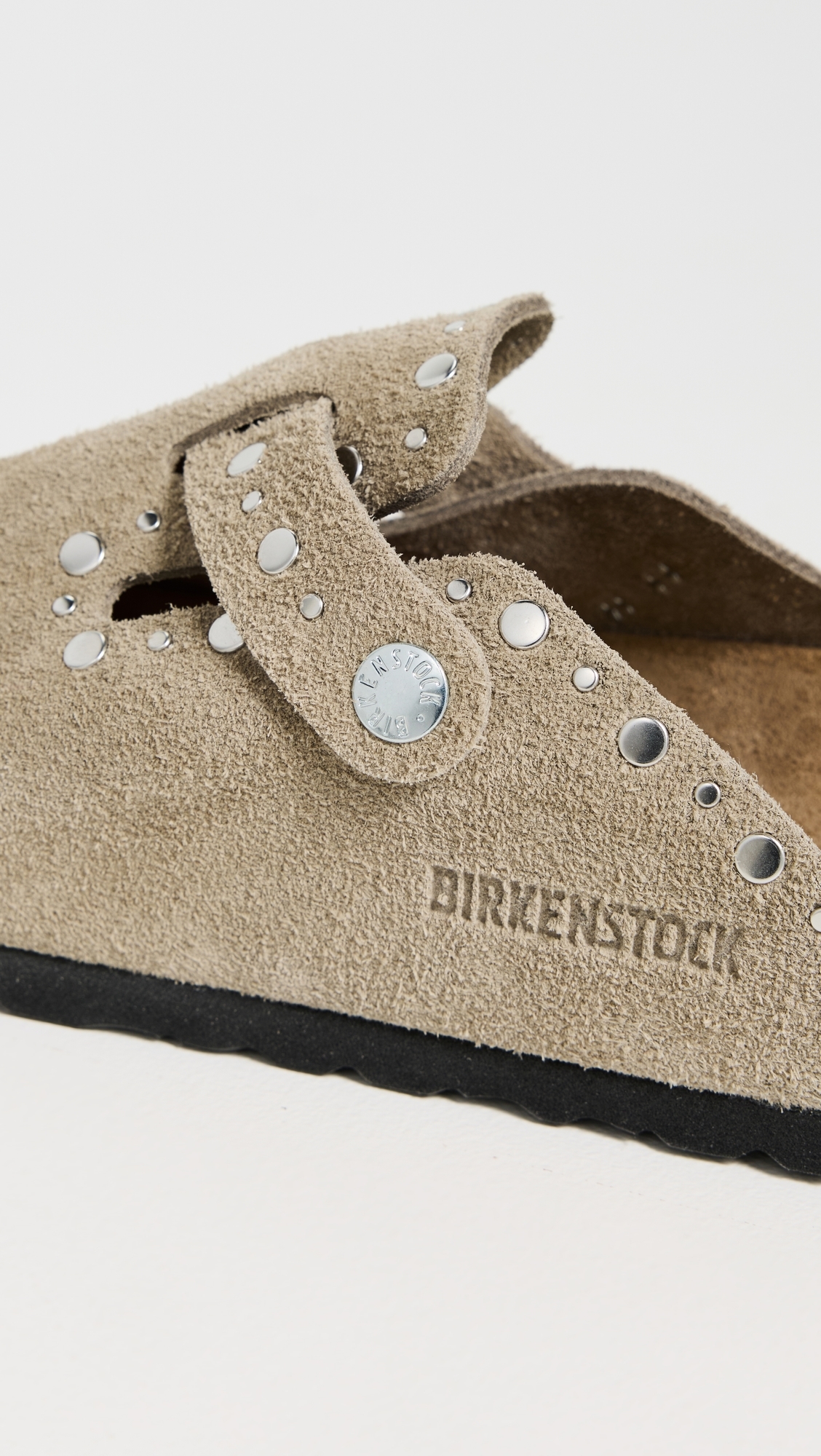 Boston Rivets Clogs Taupe