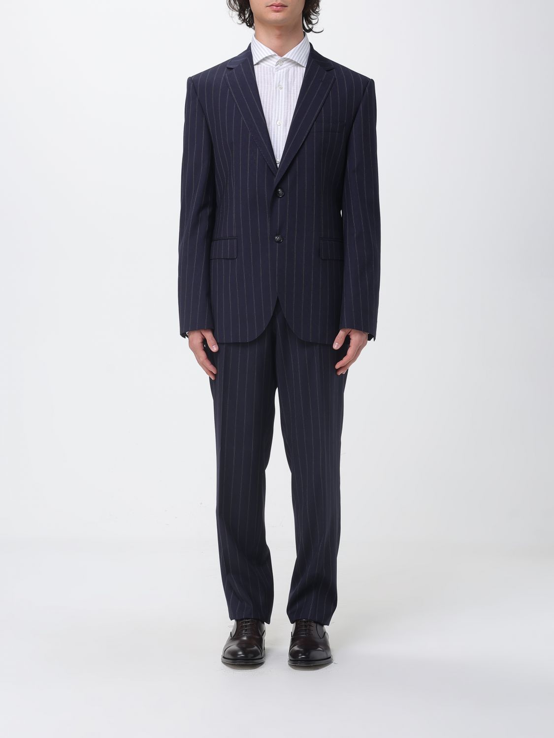 Suit Men color Blue