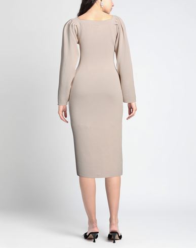 Woman Midi dress Sand Size ONESIZE Viscose, Polyester