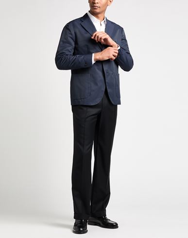 Man Blazer Midnight blue Size 38 Cotton, Polyamide