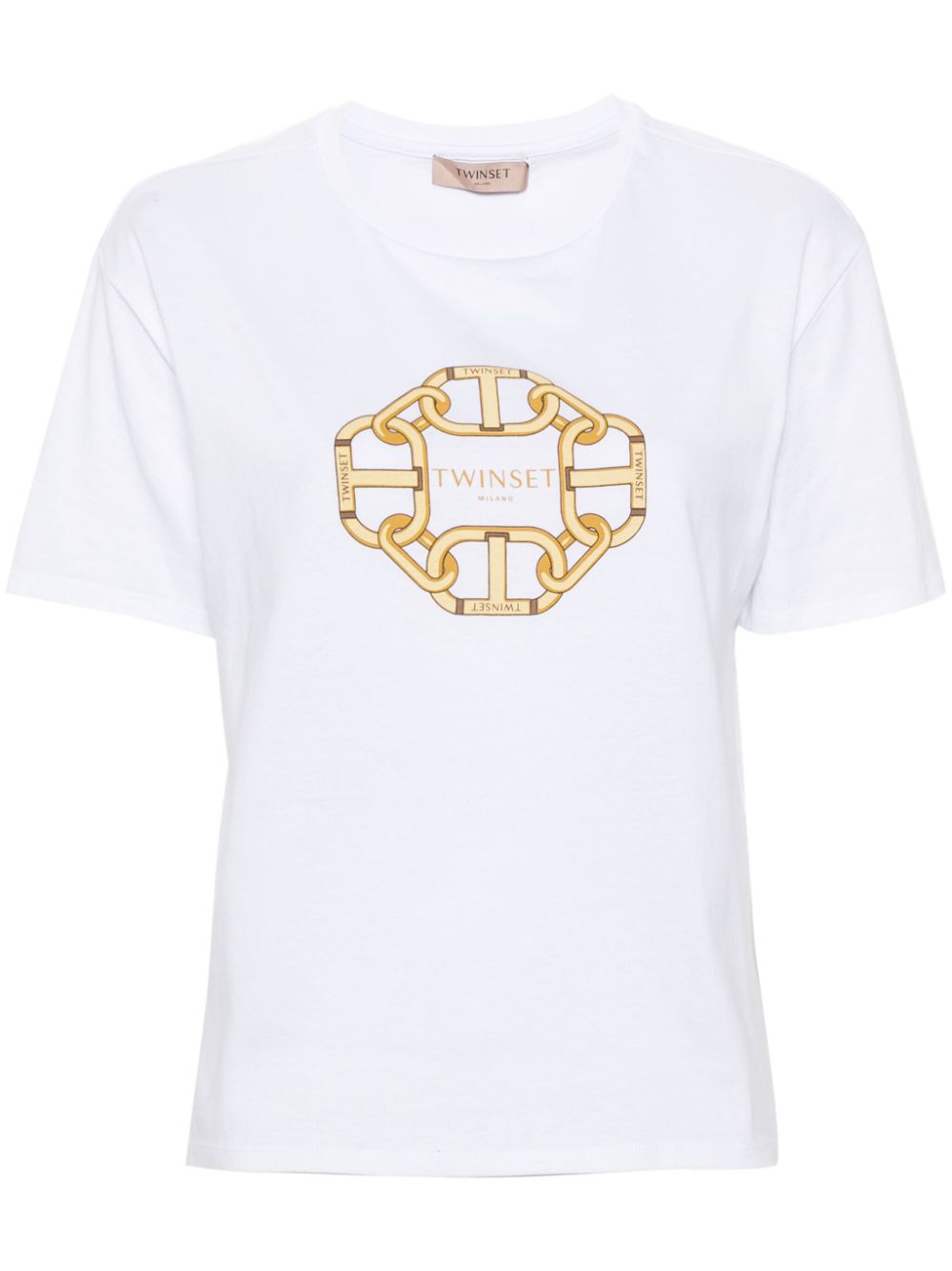 Logo-print cotton T-shirt - White