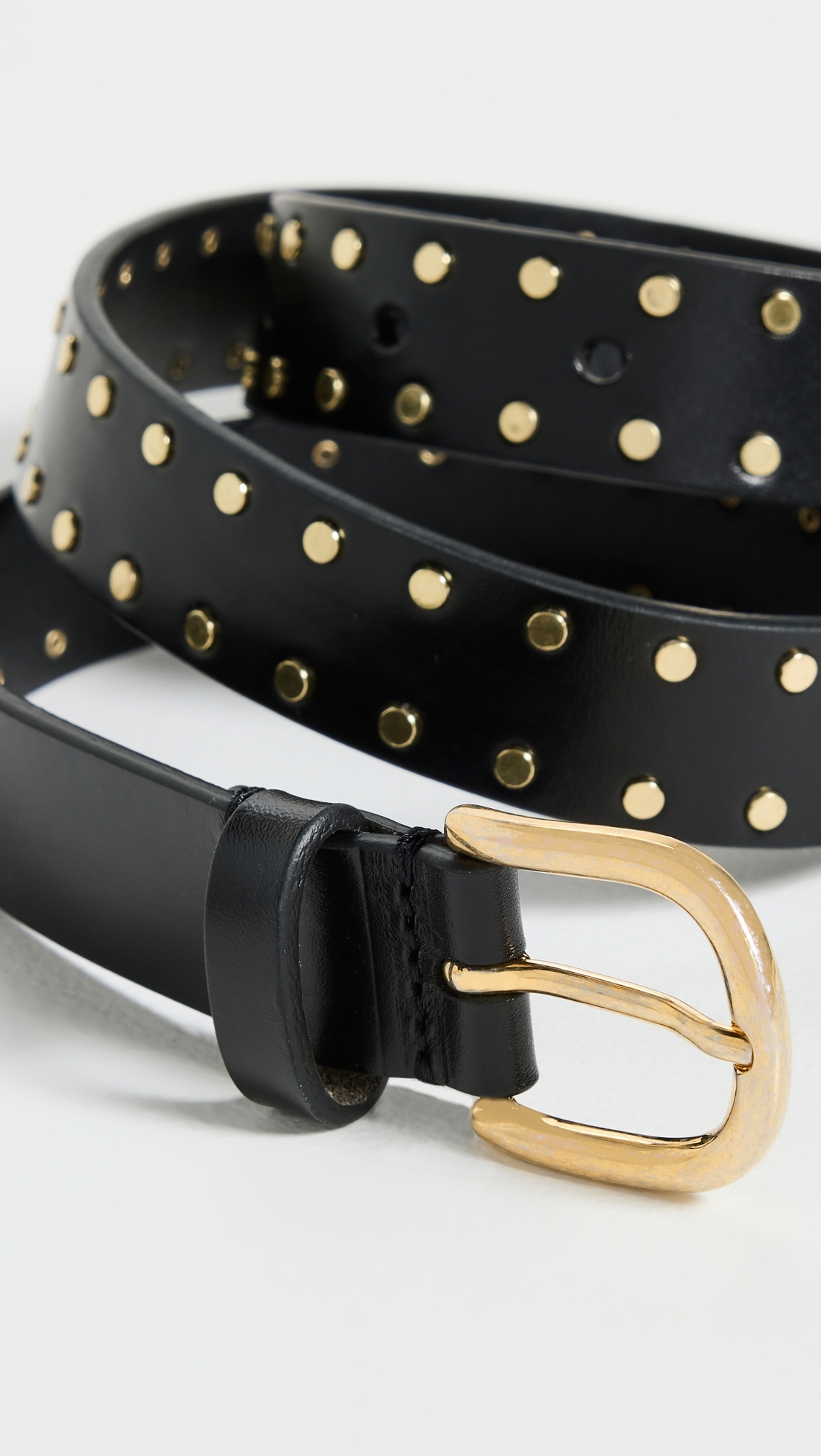 Millie Studs Zap Belt Black