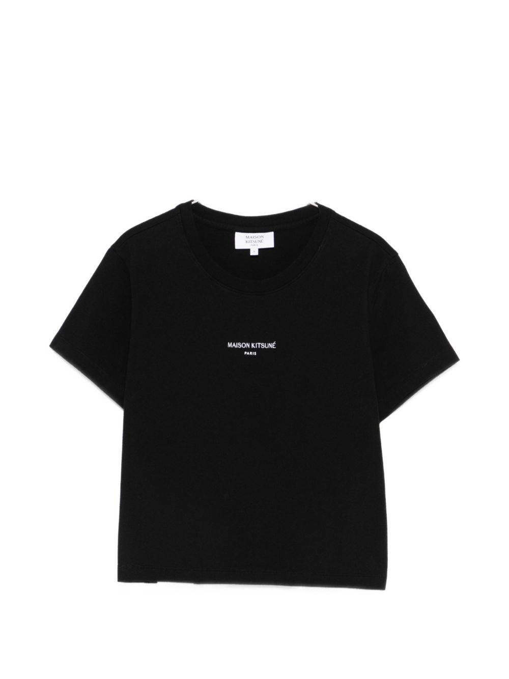 Logo-Embroidered T-shirt — Black