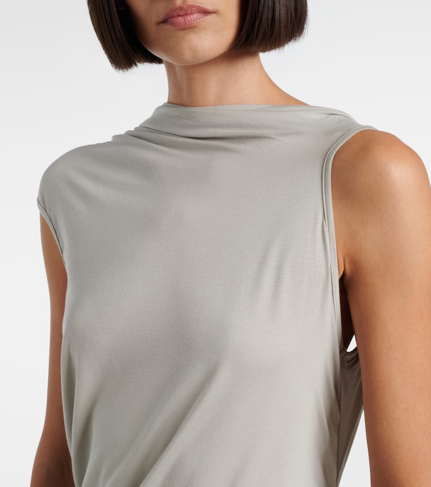 Eva draped jersey gown