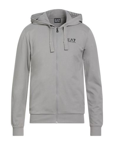 Man Sweatshirt Grey Size L Cotton