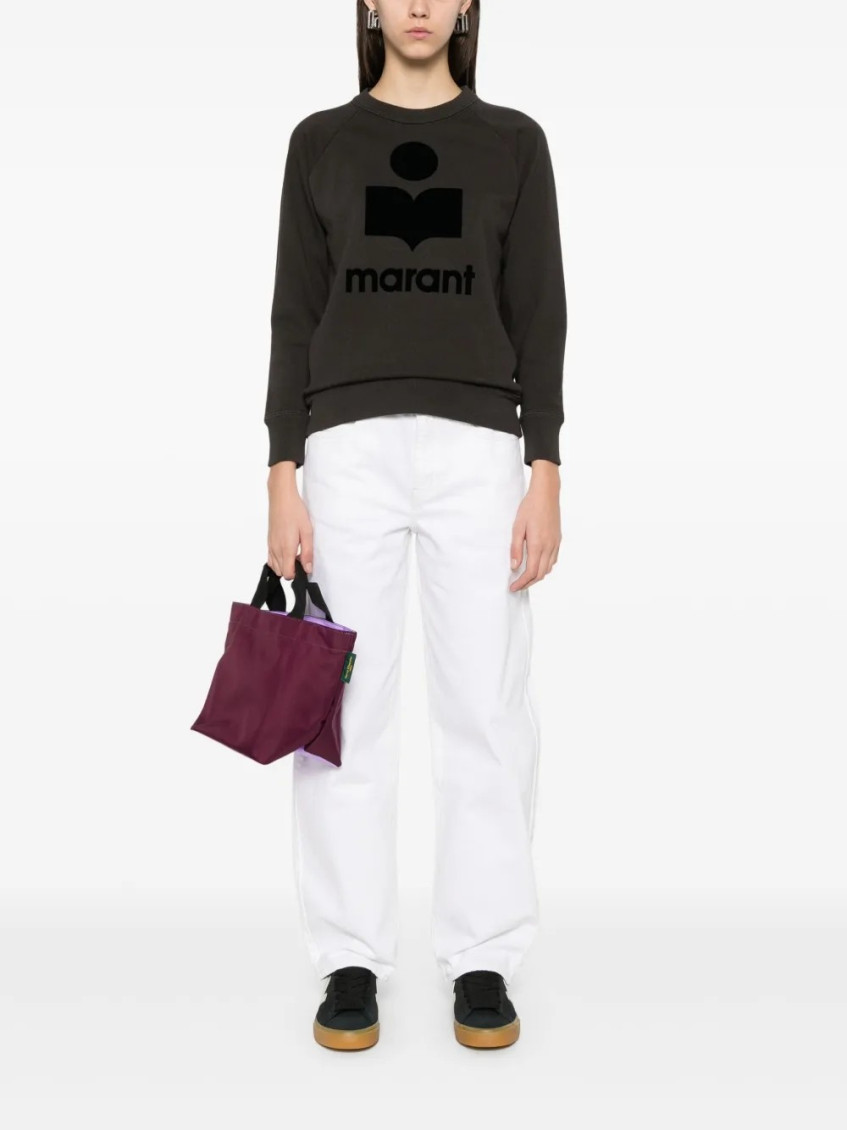 Black Crewneck Logo Sweatshirt
