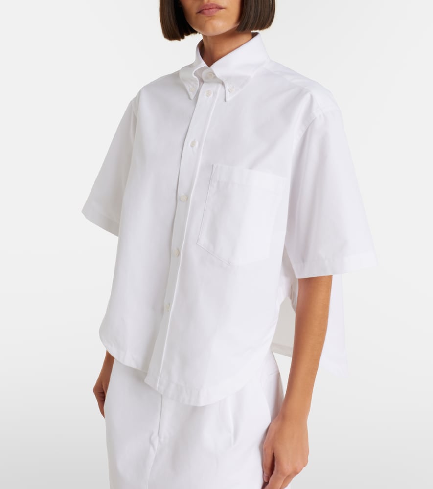 Oversized cotton shirt