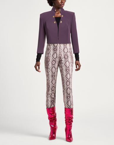 Woman Jacket Dark purple Size 6 Polyester, Elastane