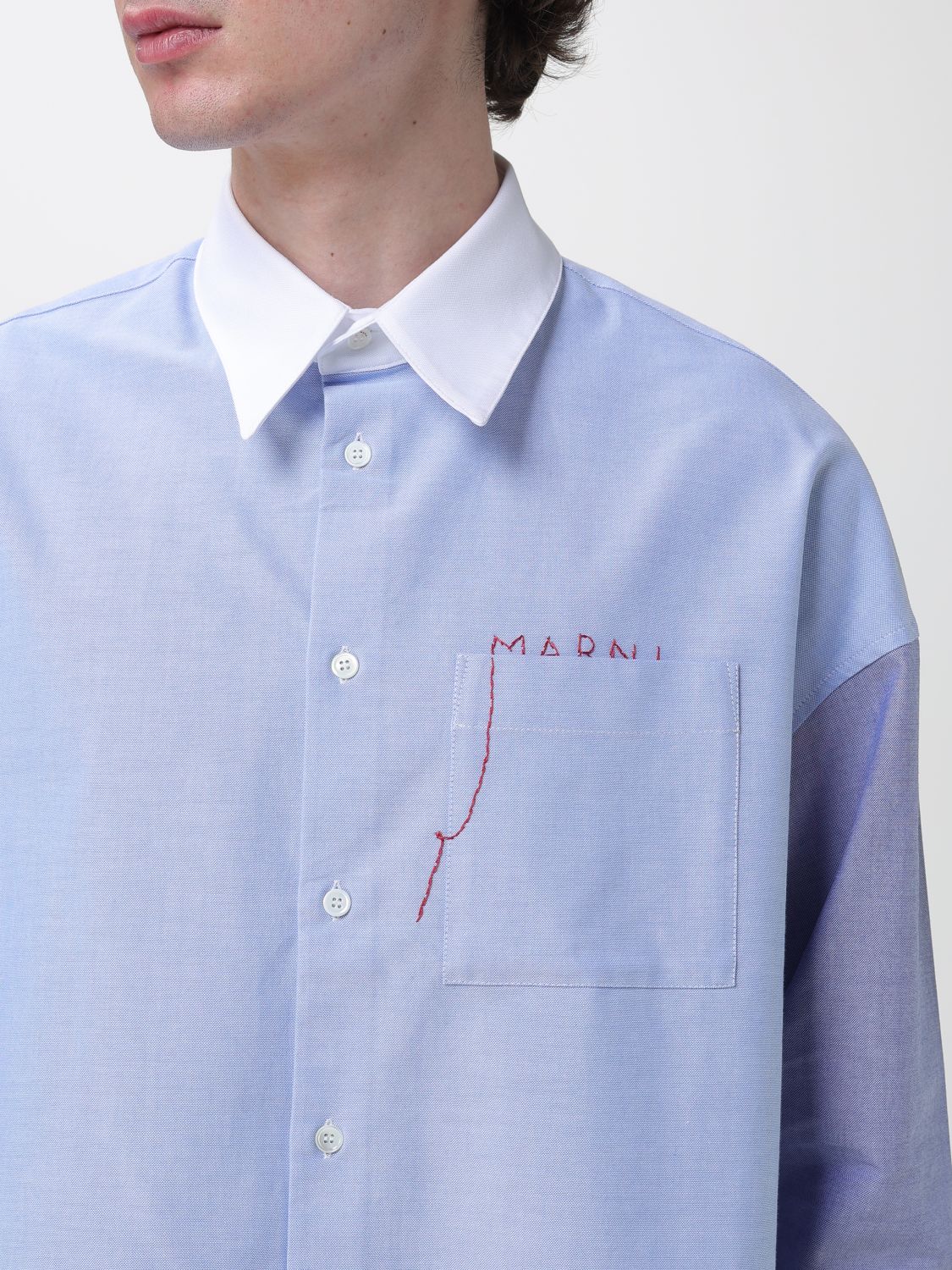 Shirt Men color Blue