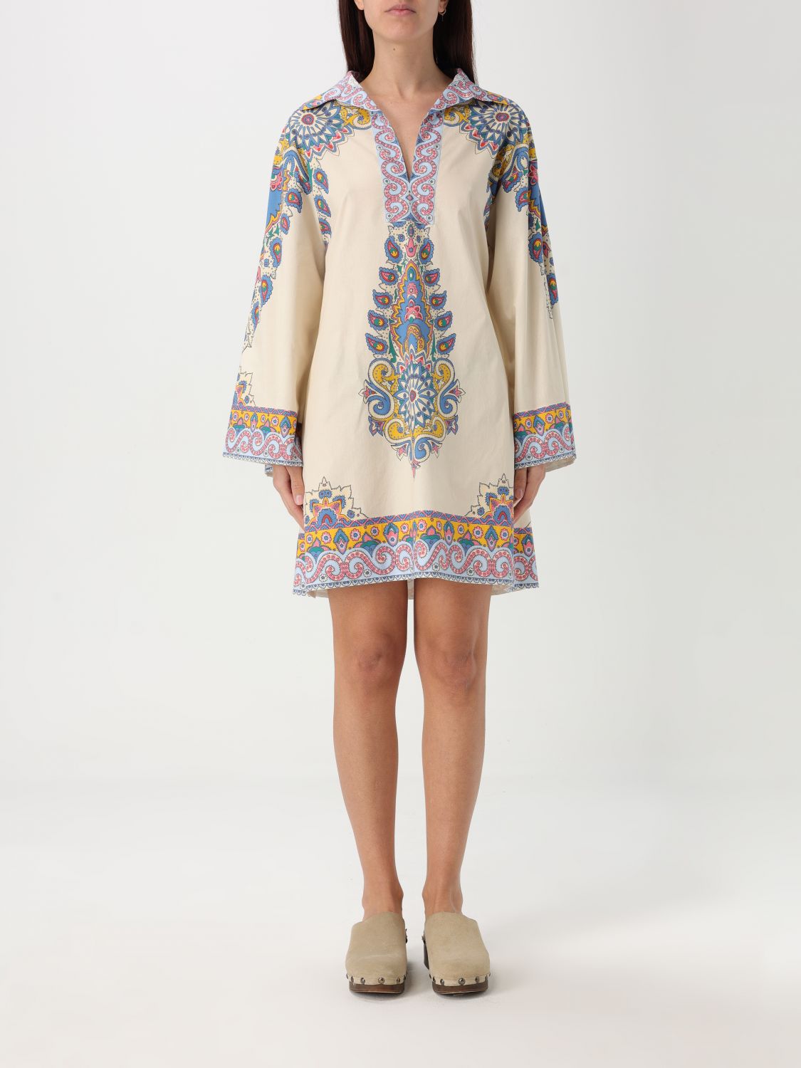 Printed tunic - White