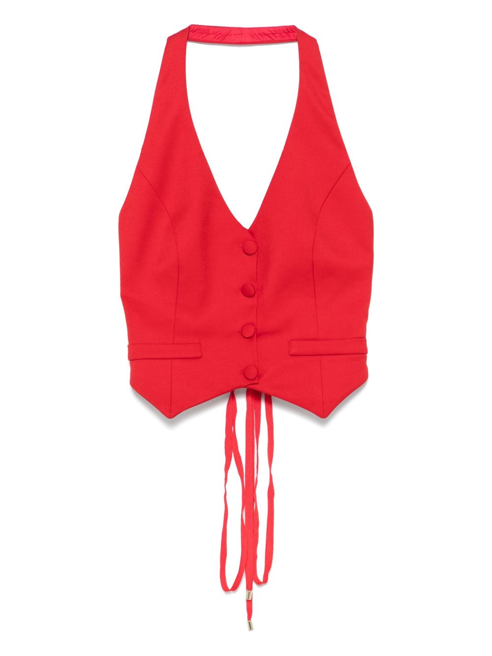 Halterneck top - Red