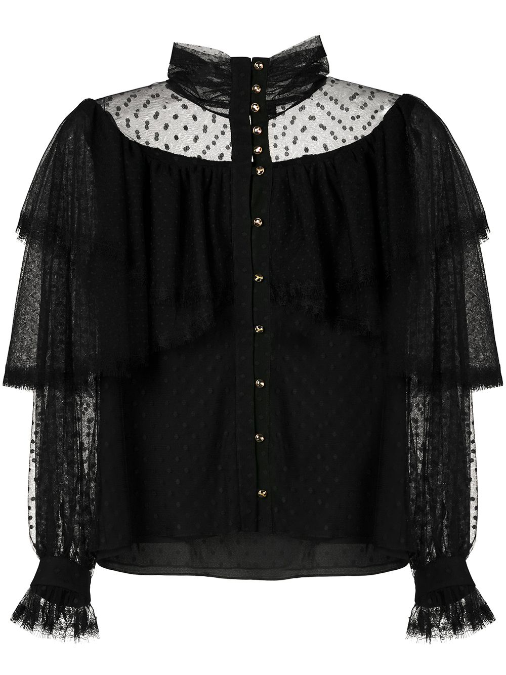 Campolina long sleeves shirt - Black