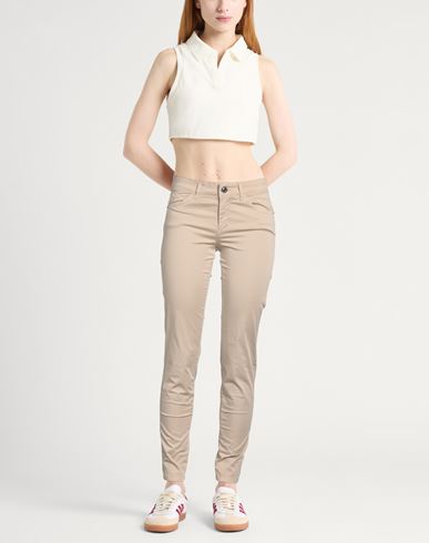 Caractère Woman Pants Beige Size 27 Cotton, Elastane