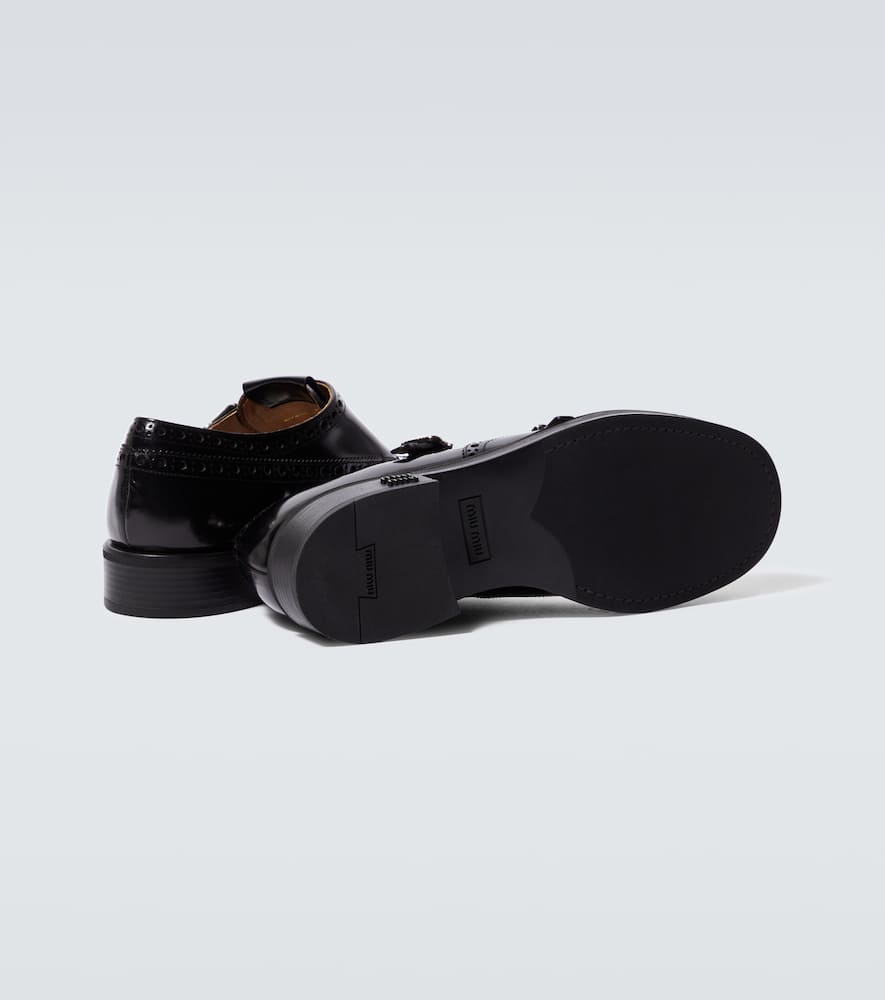 X Church's leather monk strap shoes