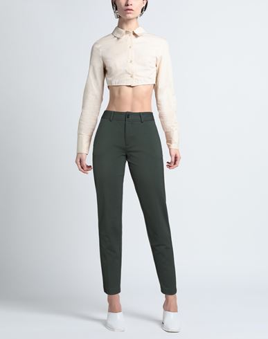 Woman Pants Green Size 8 Viscose, Polyamide, Elastane