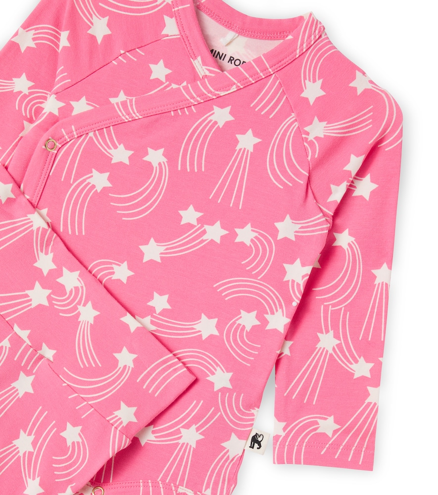Baby printed bodysuit and leggings set