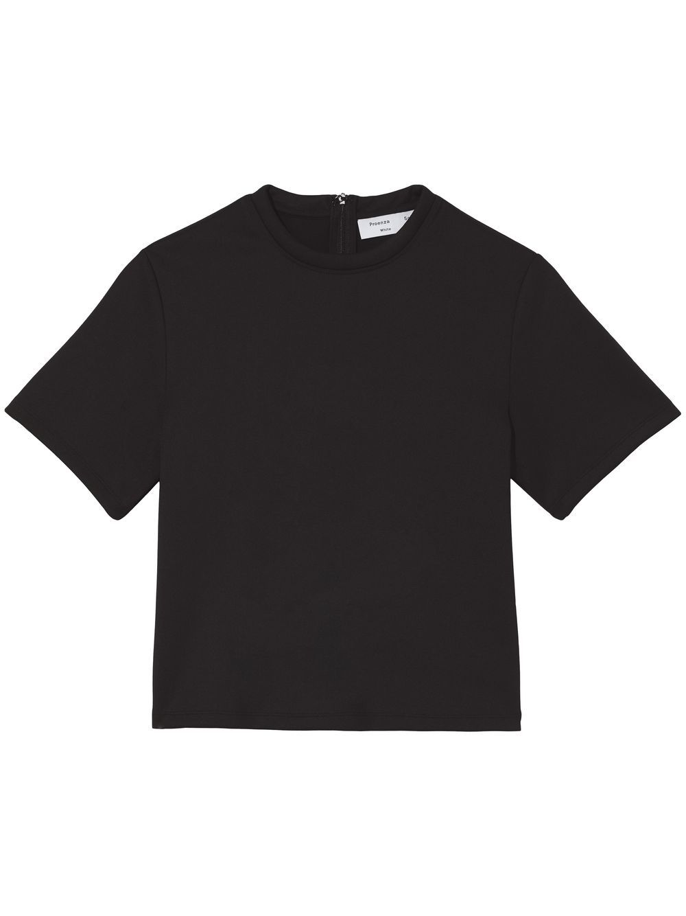 Scuba cropped jersey T-shirt - Black