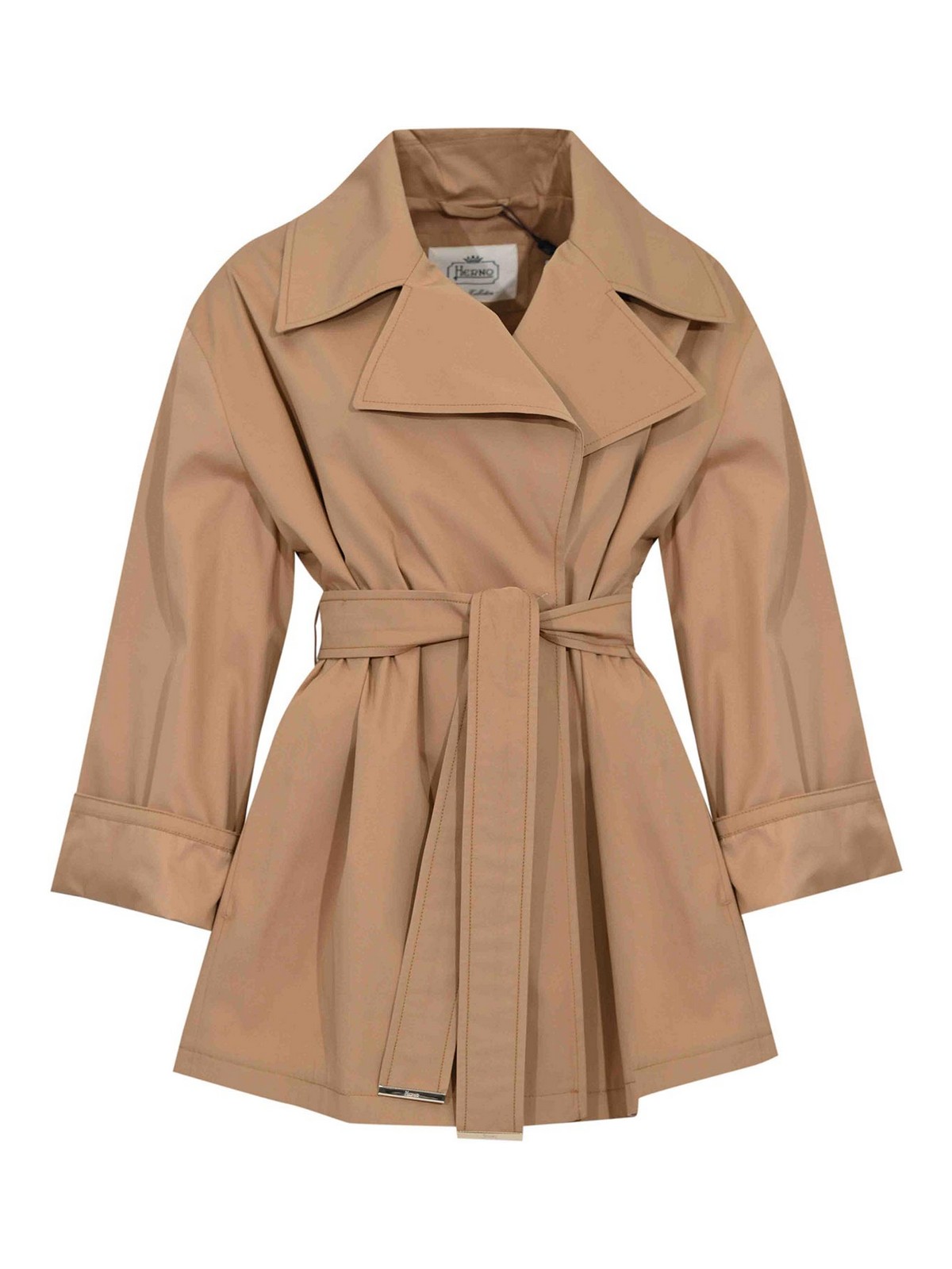 Cotton Gabardine Trench Coat