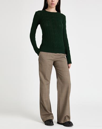 Woman Sweater Dark green Size M Cashmere