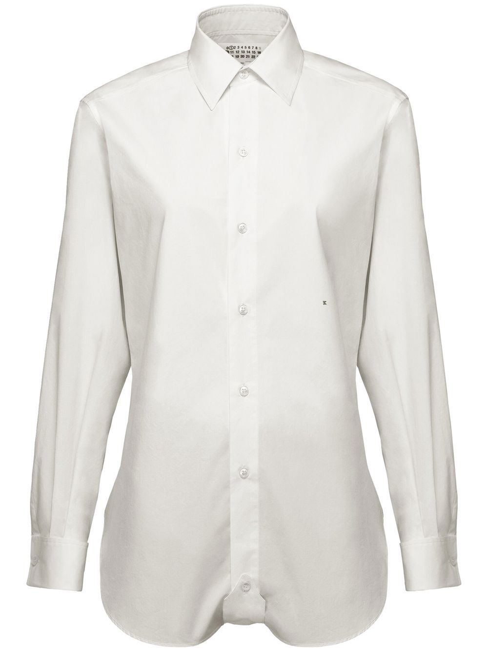 Cotton long-sleeve shirt - White