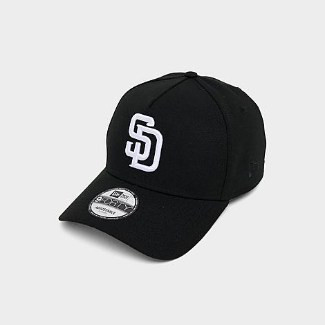 San Diego Padres MLB 9FORTY A-Frame Snapback Hat in Black/White