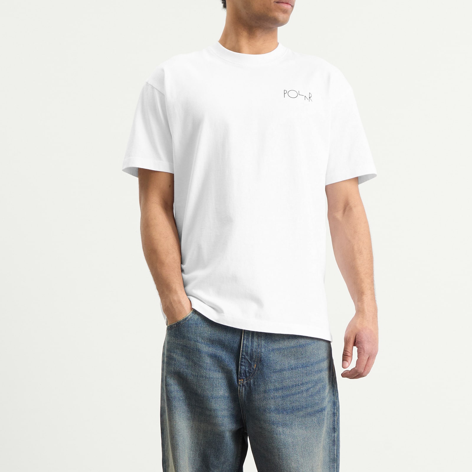 Men's Martas Roses Fill Logo T-Shirt White