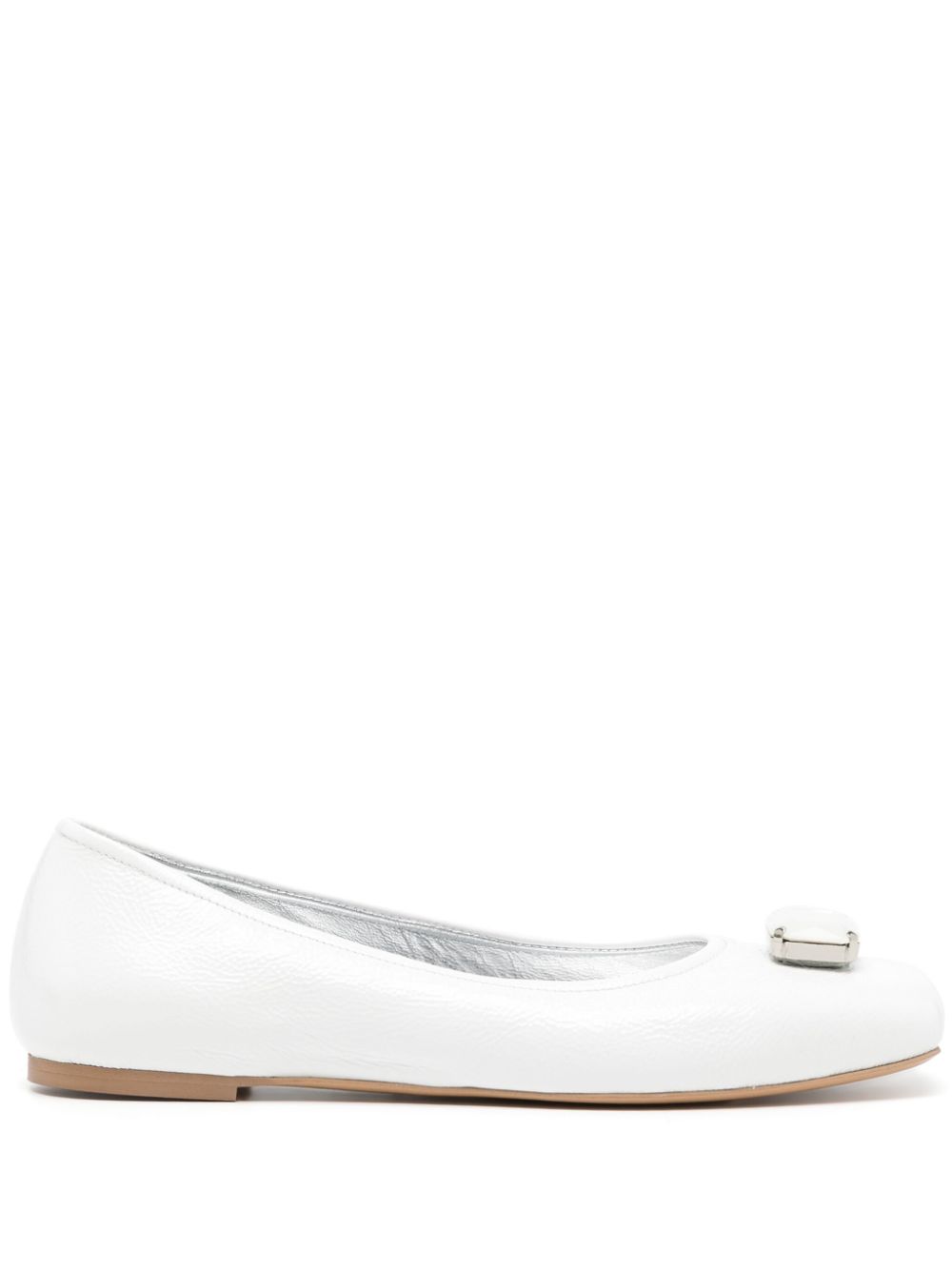 Marion leather ballet flats - Blue