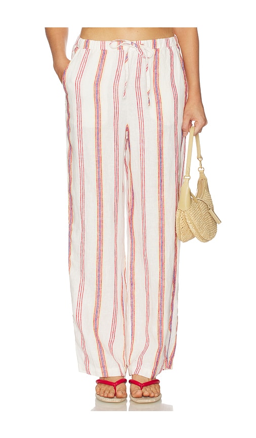 Rails X Giadzy Emmie Pant in White,Red. - S also in XS, M