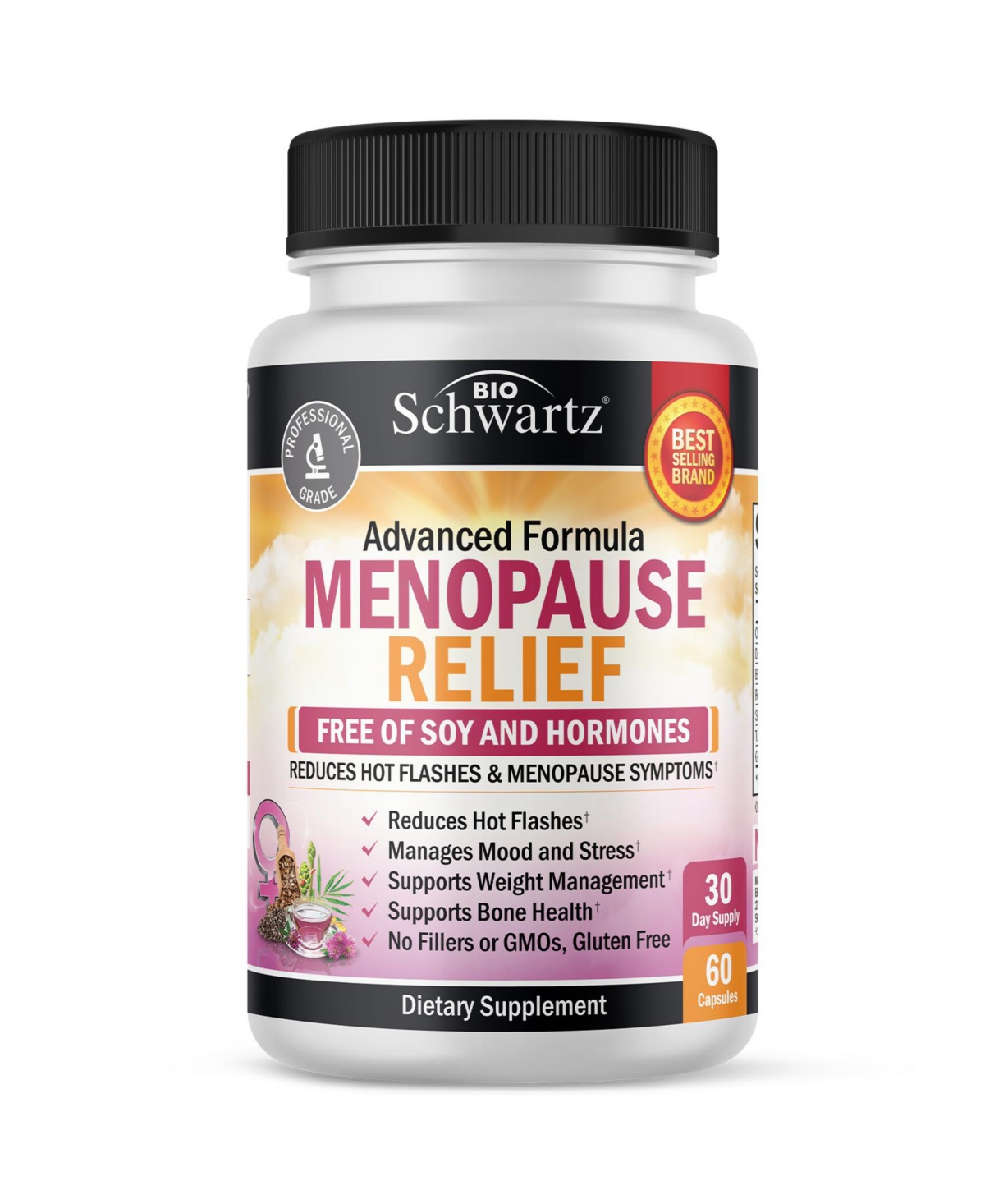 Women's Hormone Balance Capsules, Menopause Relief, , 60ct