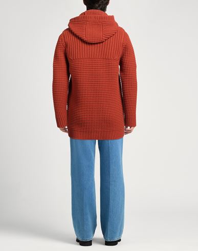 Man Coat Rust Size L Wool, Polyamide