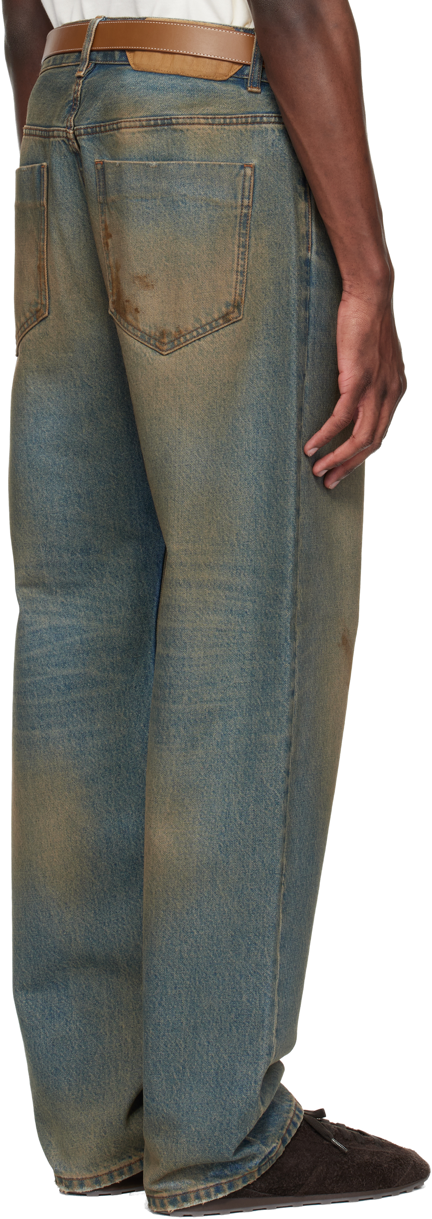Blue & Tan 'The Berger de-Nîmes denim' Jeans