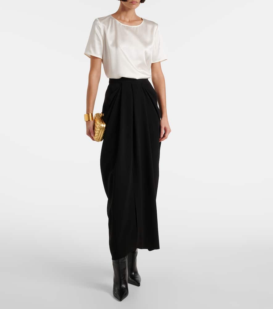 Dida silk satin T-shirt