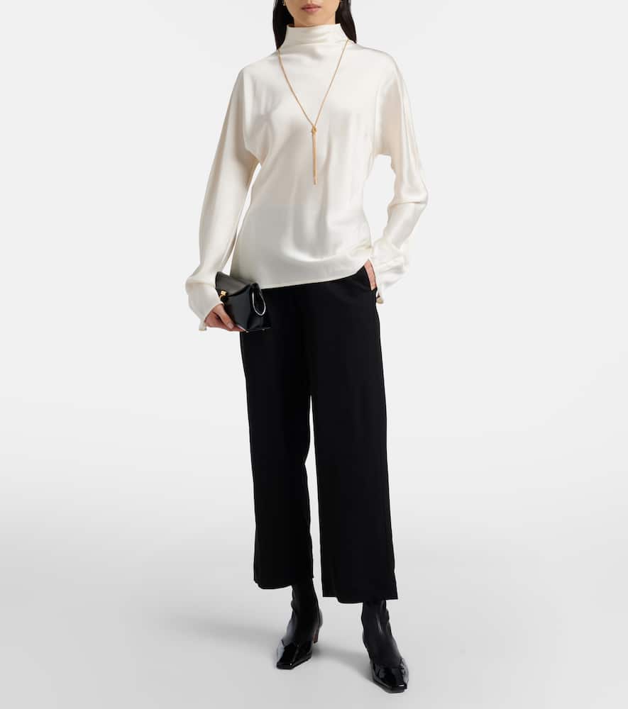 Róhe Cropped wide-leg pants