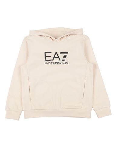 Kid Boy Sweatshirt Beige Size 10 Cotton, Polyester