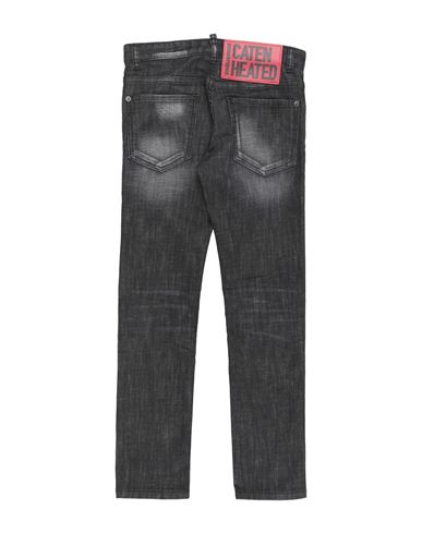 Kid Jeans Black Size 10 Cotton, Elastane, Cow leather