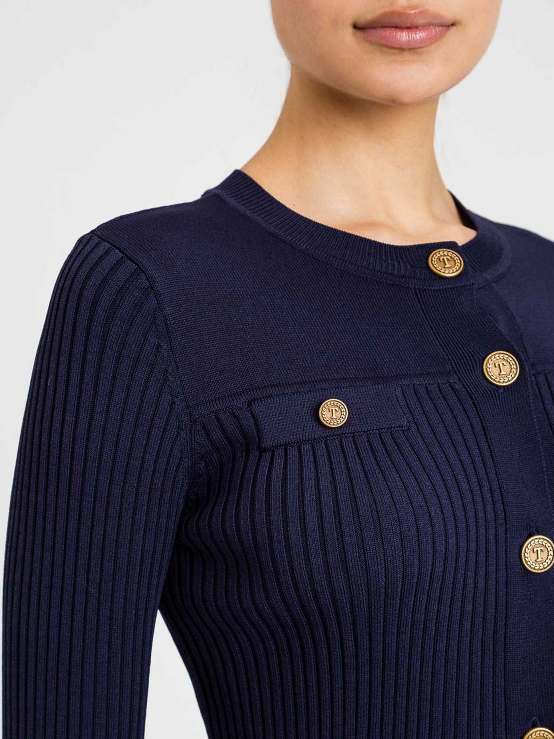 Cardigan Woman color Blue
