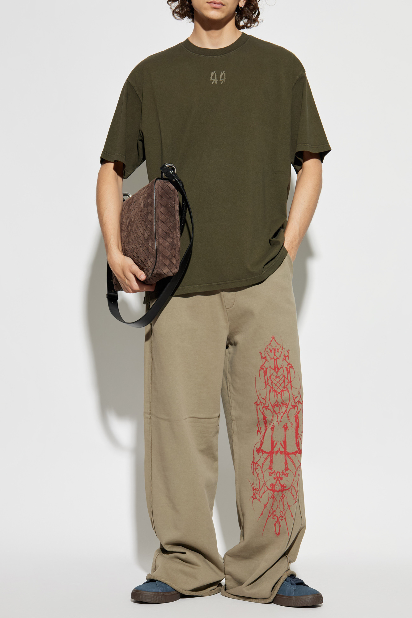 T-shirt With Logo, Men's, Green