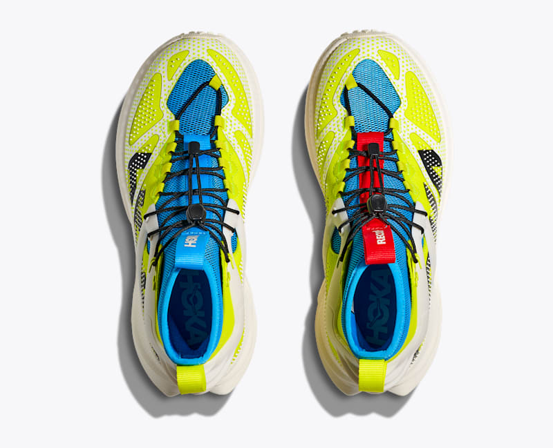 HOKA Mafate X Hike Shoes in Hoka Citrus/Alabaster