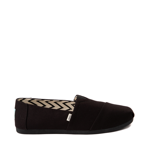 Mens TOMS Classic Slip On Casual Shoe - Black