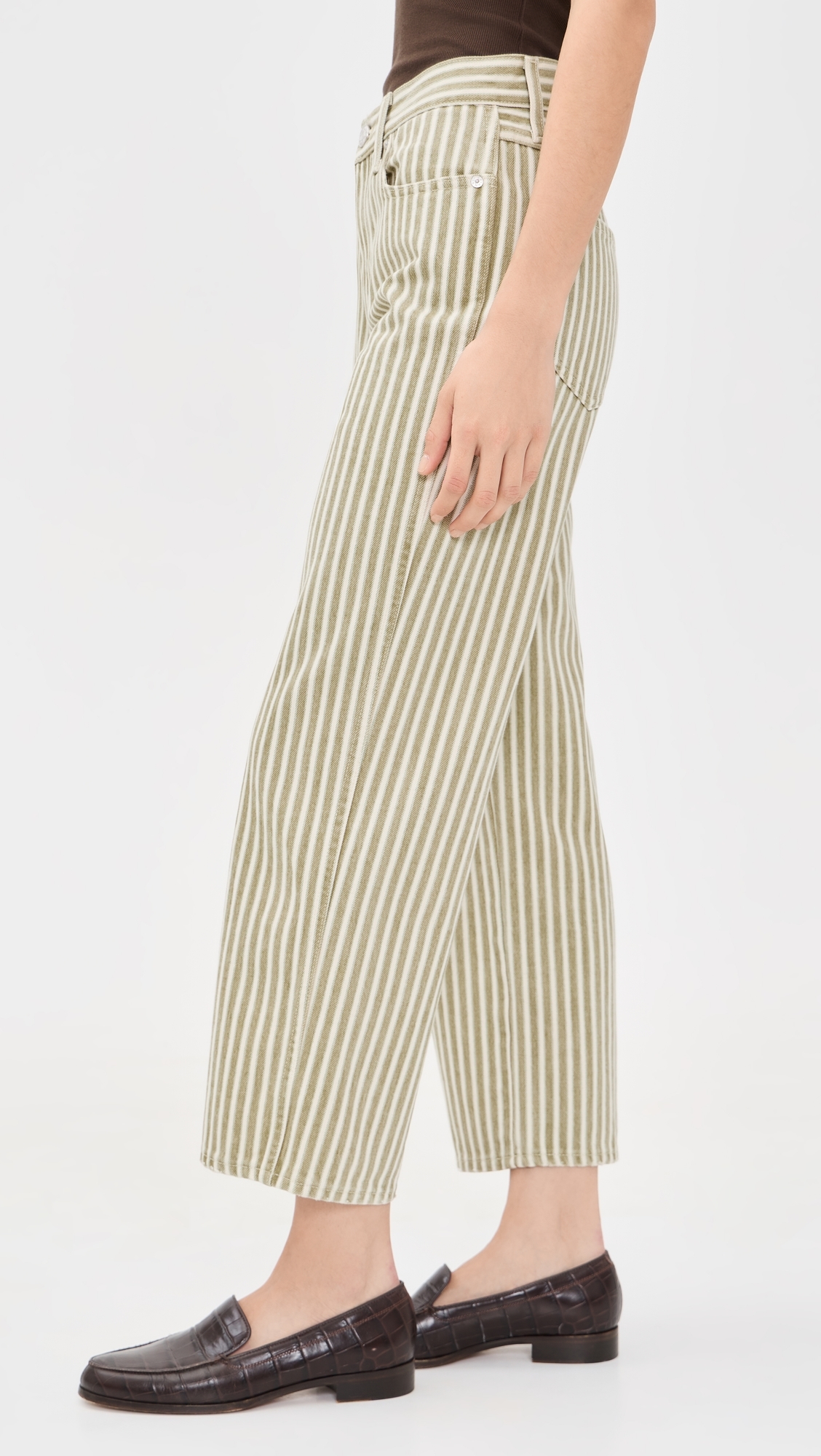 Billie Cropped Jeans Rally Stripe