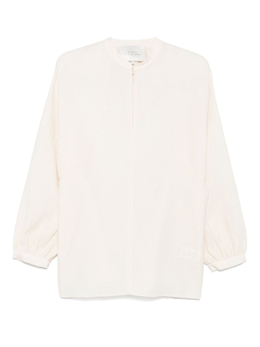 Studio Nicholson crinkled tunic - Neutrals