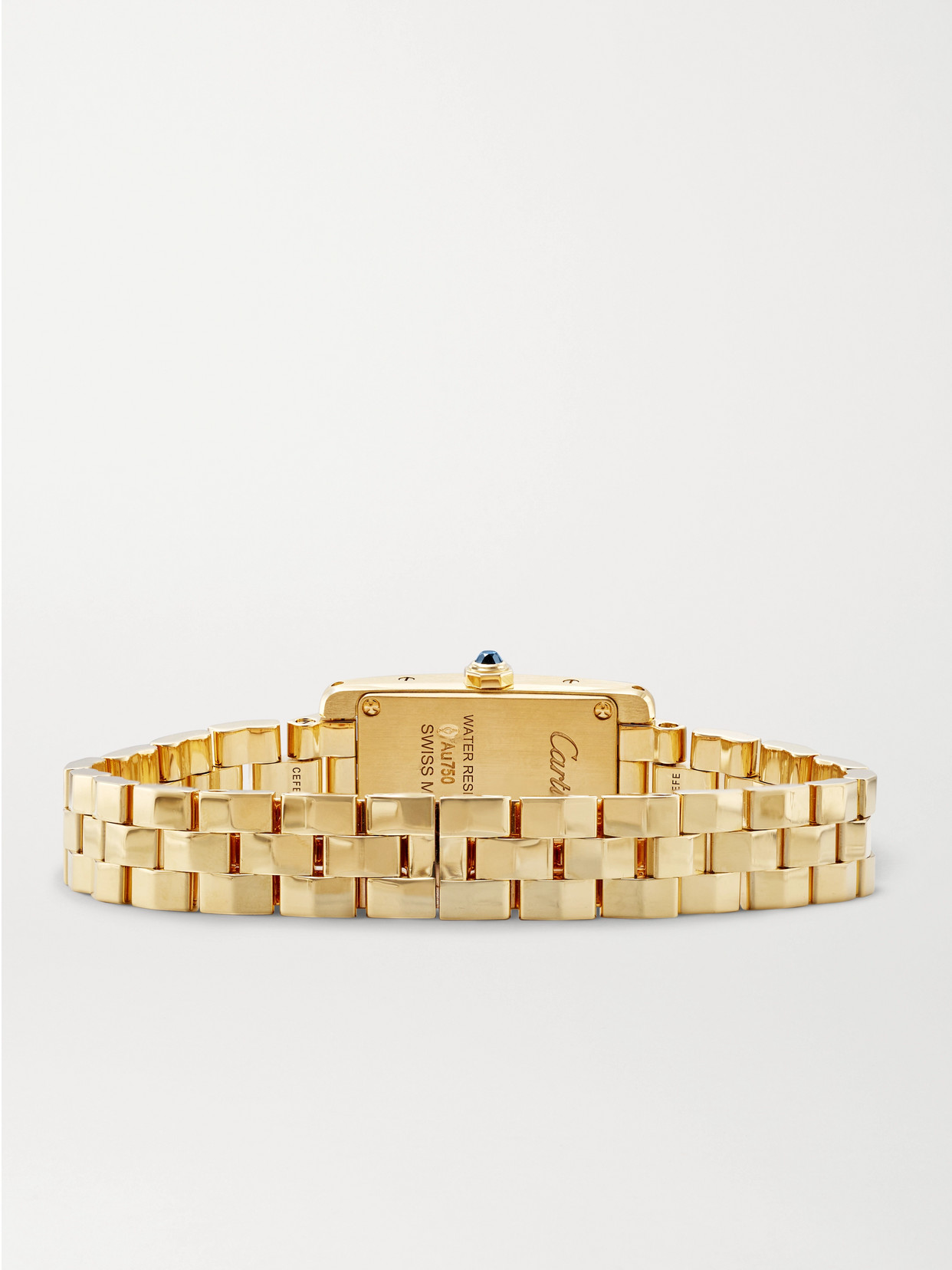 Tank Américaine Small Quartz-movement 18-karat Gold Watch, Ref. Crwgta0406 - One size