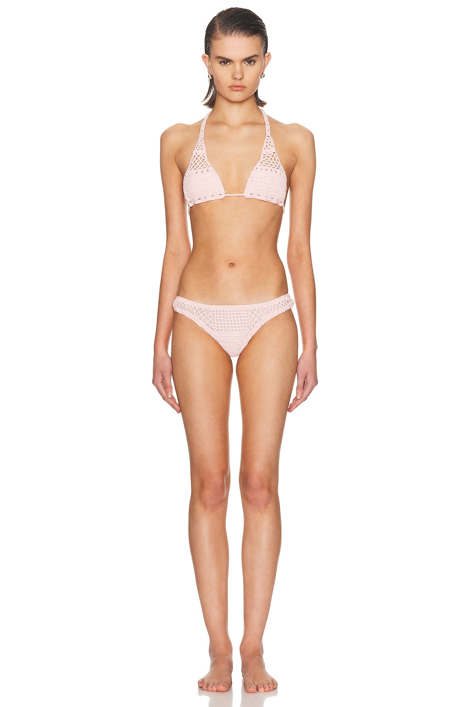 Akoia Swim Valle Bikini Set in Soft Pink - Pink. L also in M
